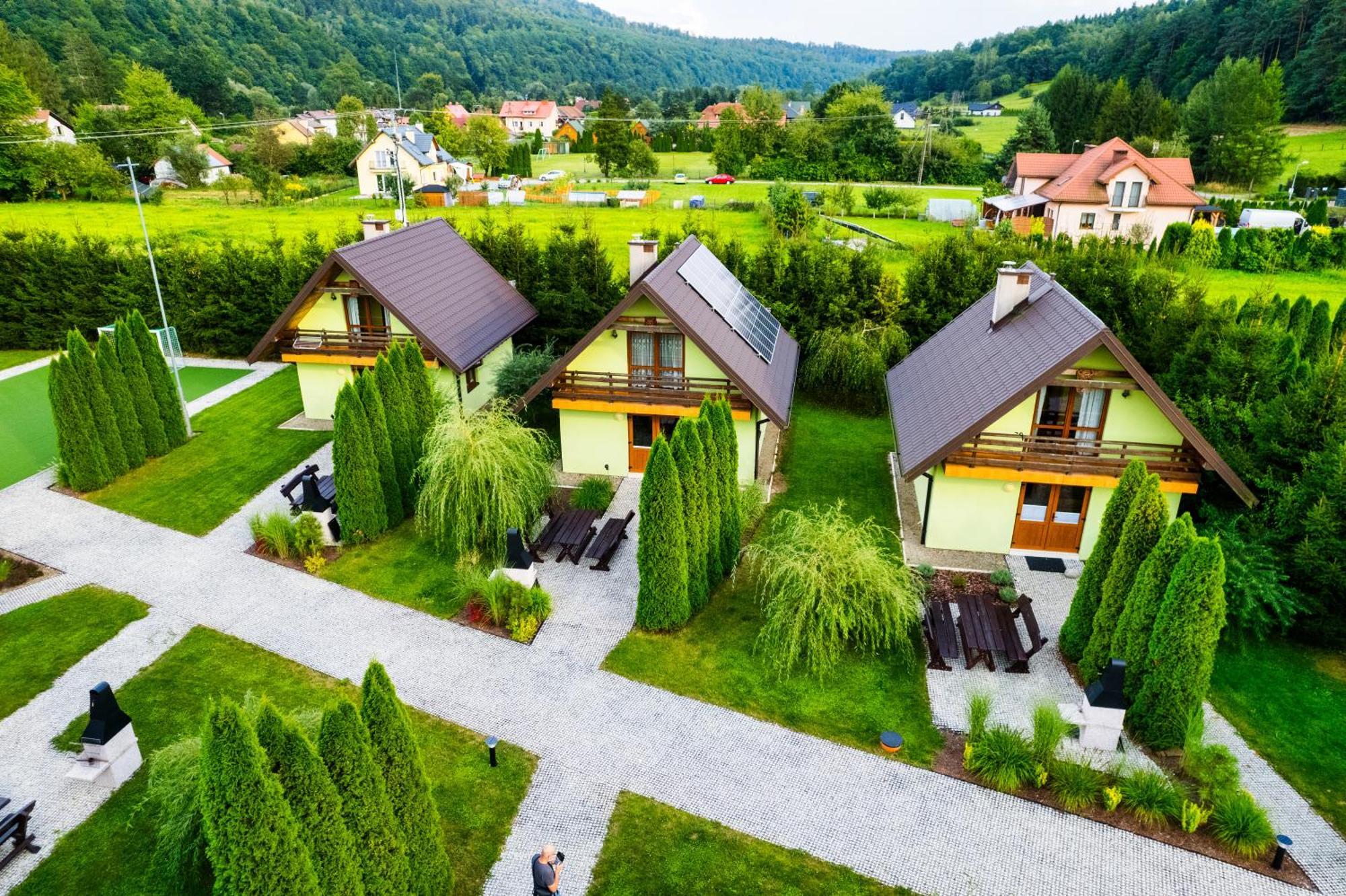 Caloroczne Domki W Bieszczadach "The Willows" Laczki Exterior foto